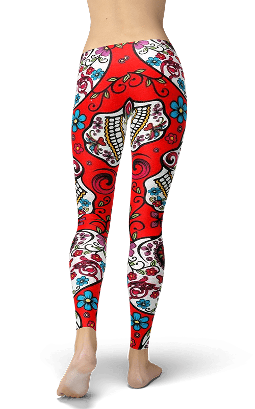 Detail Sugar Skull Leggings Amazon Nomer 7