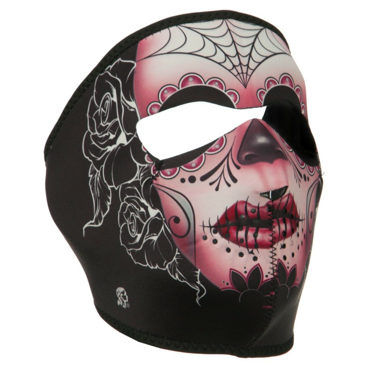 Detail Sugar Skull Motorcycle Face Mask Nomer 17