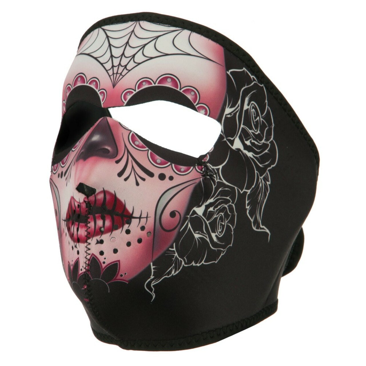 Detail Sugar Skull Motorcycle Face Mask Nomer 9