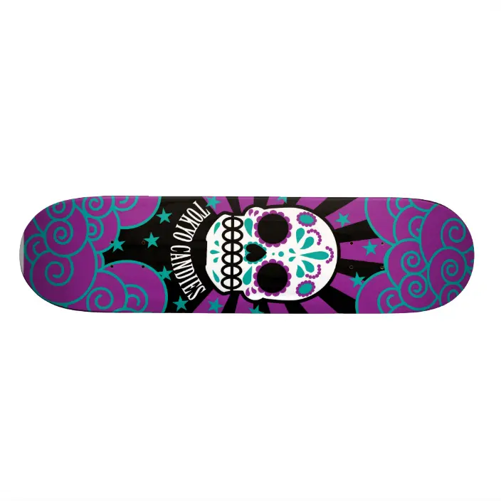 Detail Sugar Skull Snowboard Nomer 14