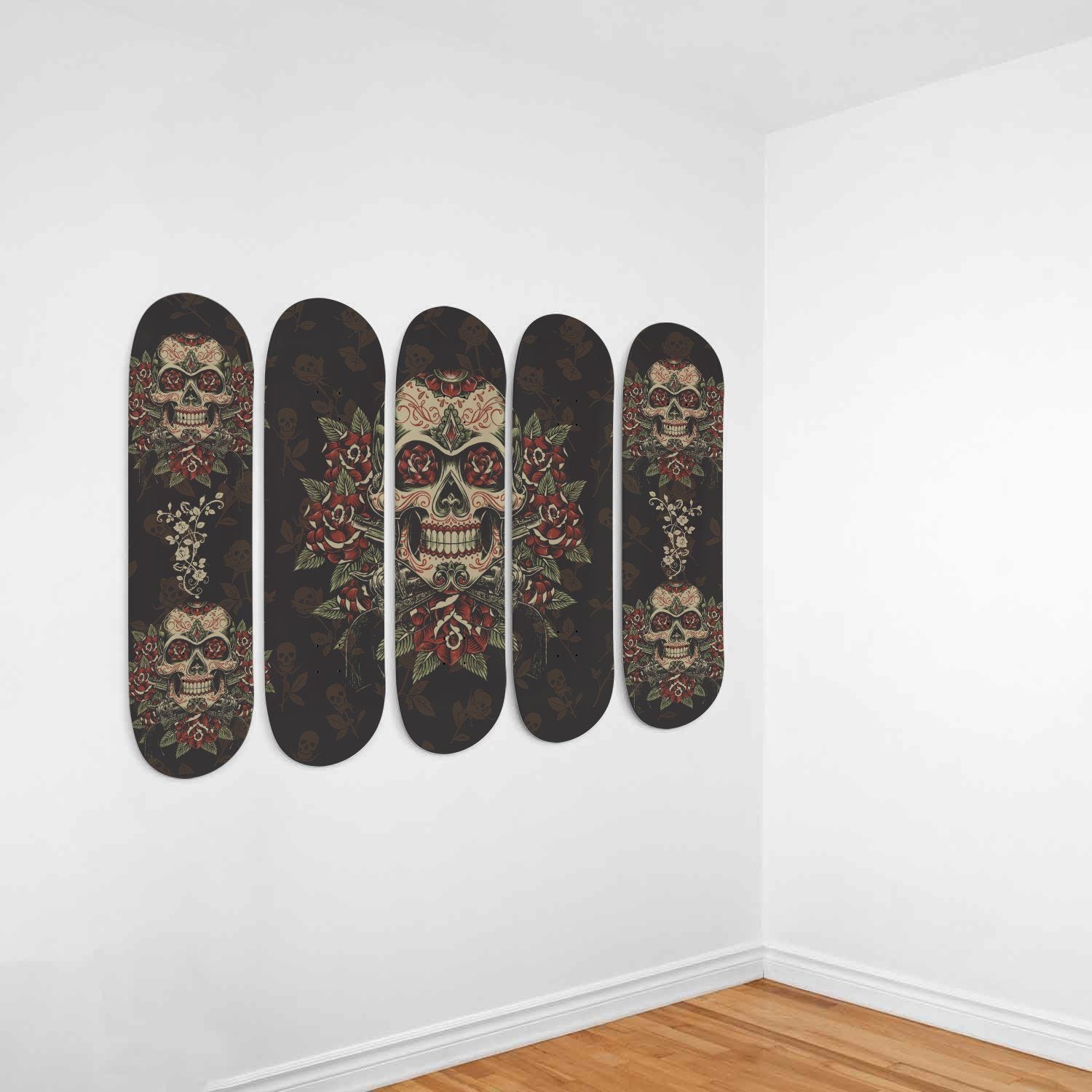 Detail Sugar Skull Snowboard Nomer 20