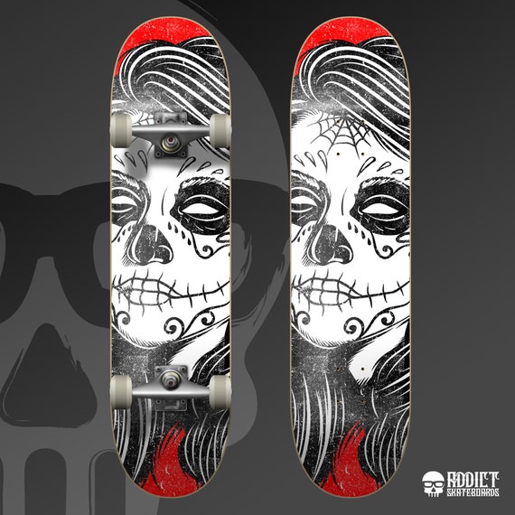 Detail Sugar Skull Snowboard Nomer 21