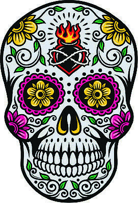 Detail Sugar Skull Snowboard Nomer 28