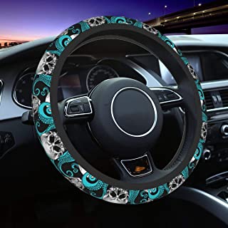 Detail Sugar Skull Steering Wheel Cover Nomer 23