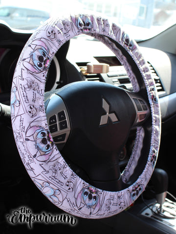 Detail Sugar Skull Steering Wheel Cover Nomer 54