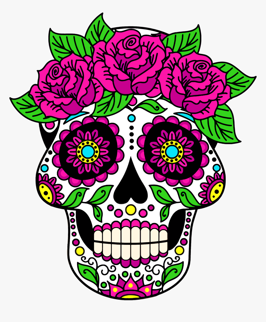Detail Sugar Skull Transparent Background Nomer 13