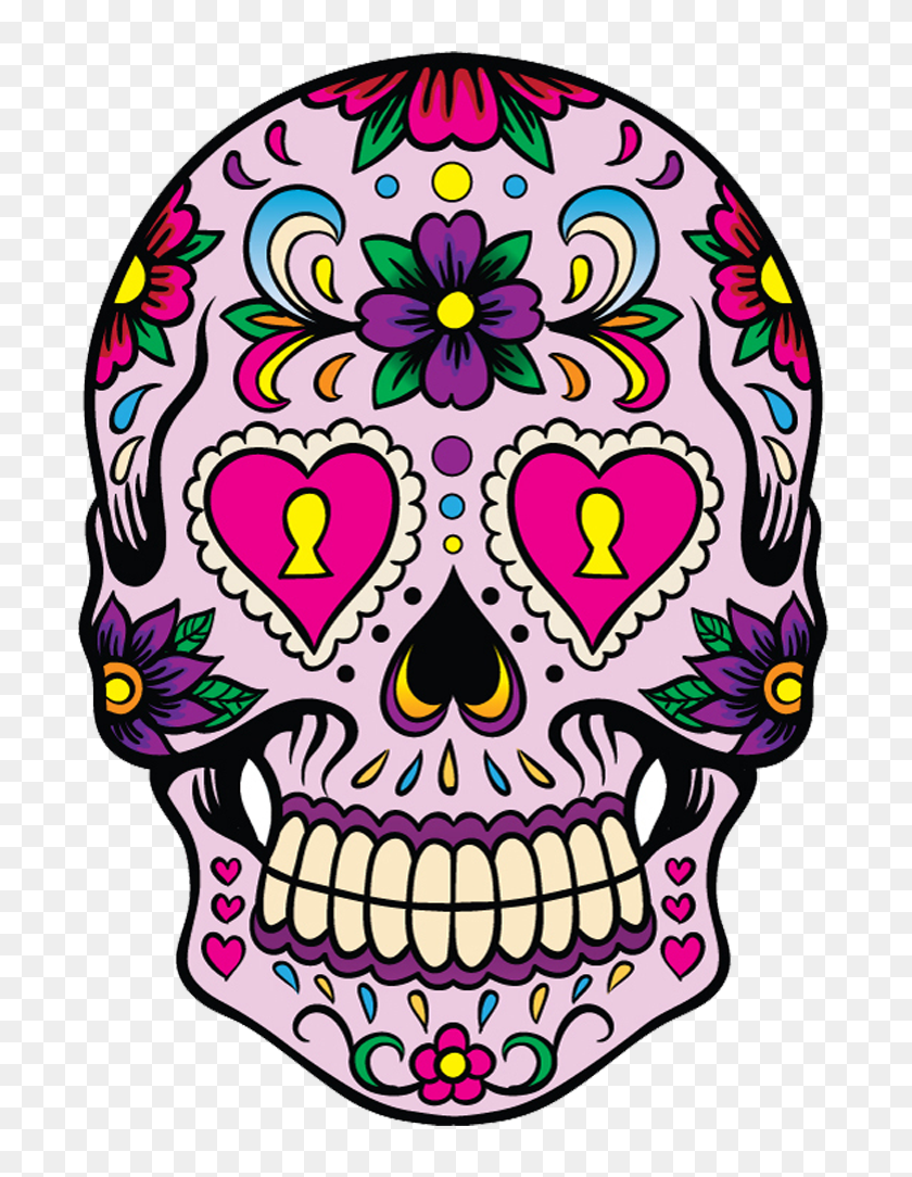 Detail Sugar Skull Transparent Background Nomer 14