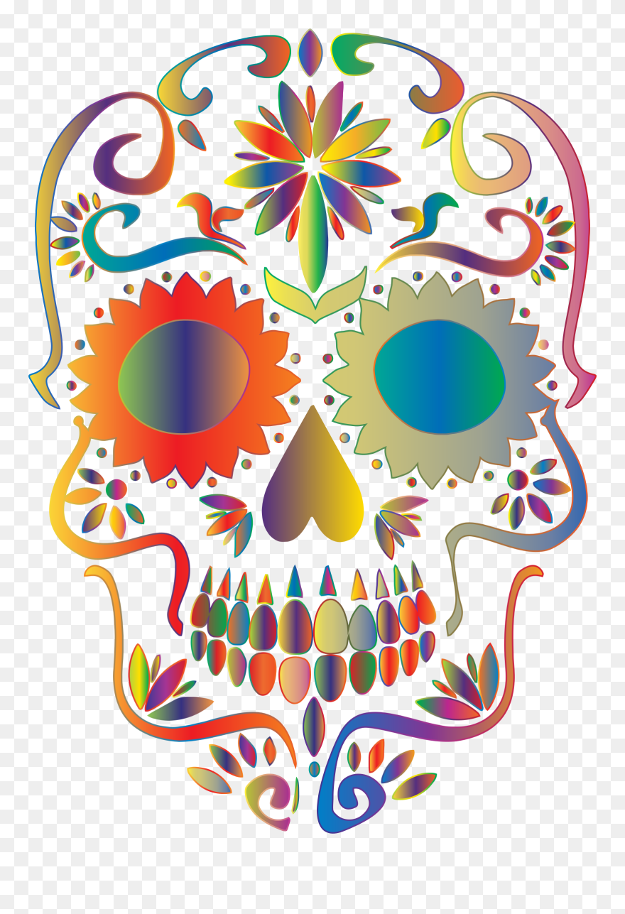 Detail Sugar Skull Transparent Background Nomer 17