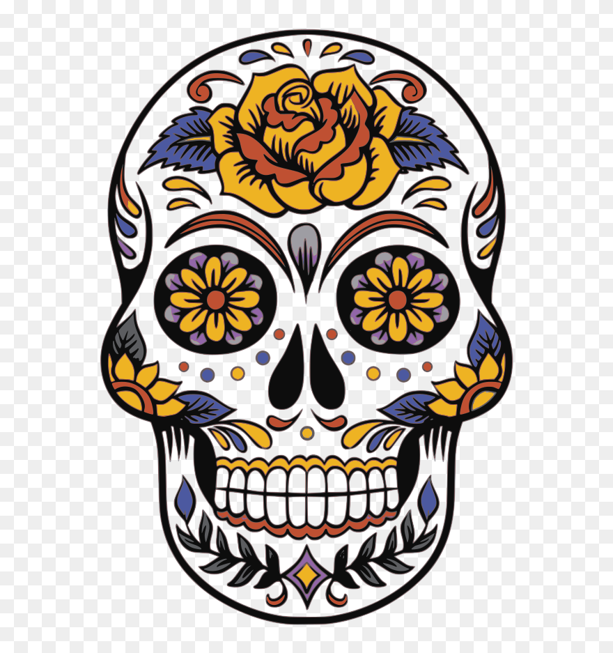 Detail Sugar Skull Transparent Background Nomer 2