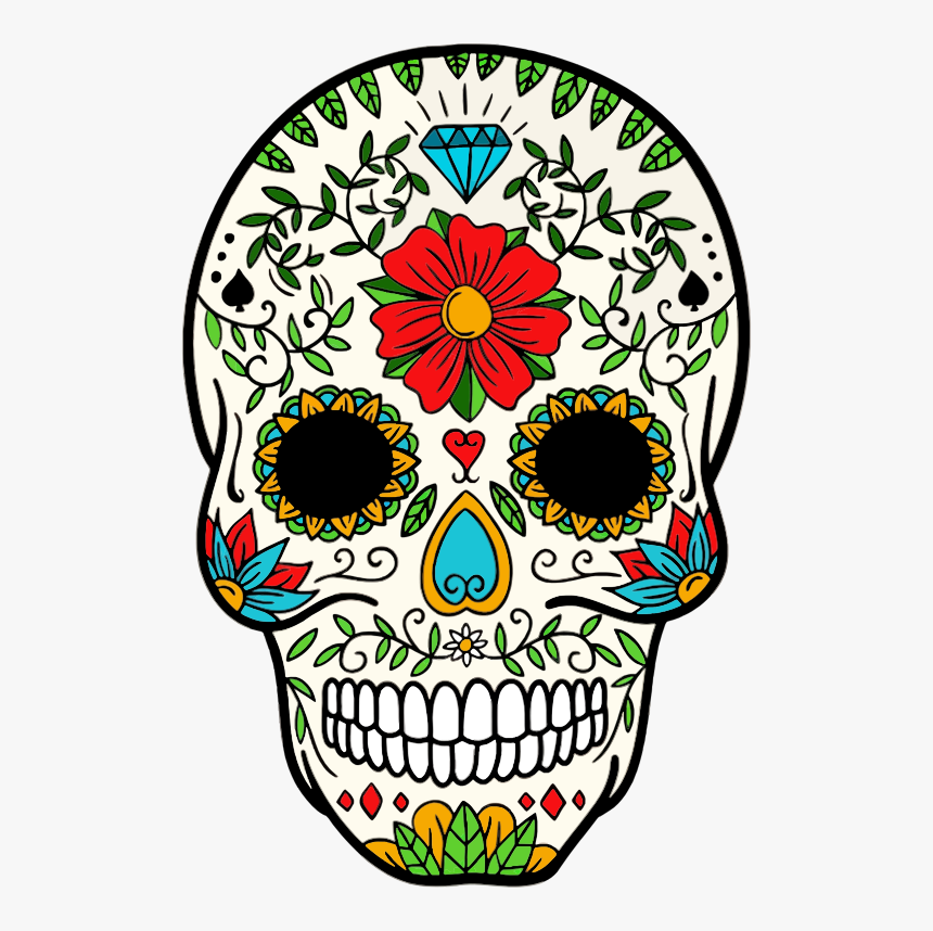 Detail Sugar Skull Transparent Background Nomer 20