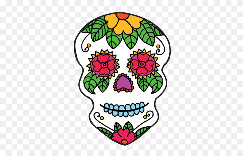 Detail Sugar Skull Transparent Background Nomer 22