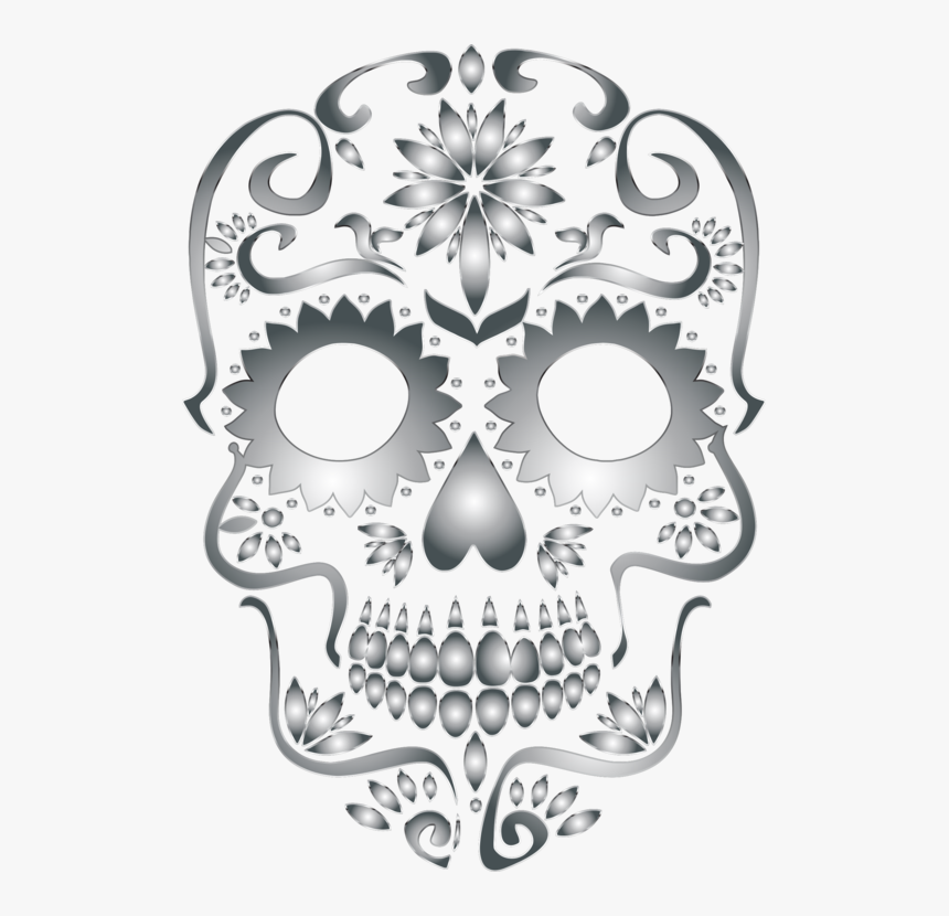 Detail Sugar Skull Transparent Background Nomer 25