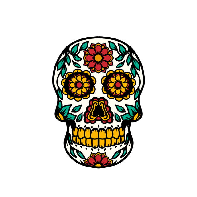 Detail Sugar Skull Transparent Background Nomer 34
