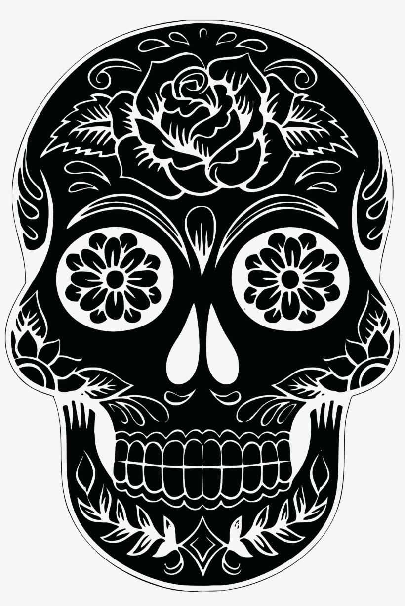 Detail Sugar Skull Transparent Background Nomer 4