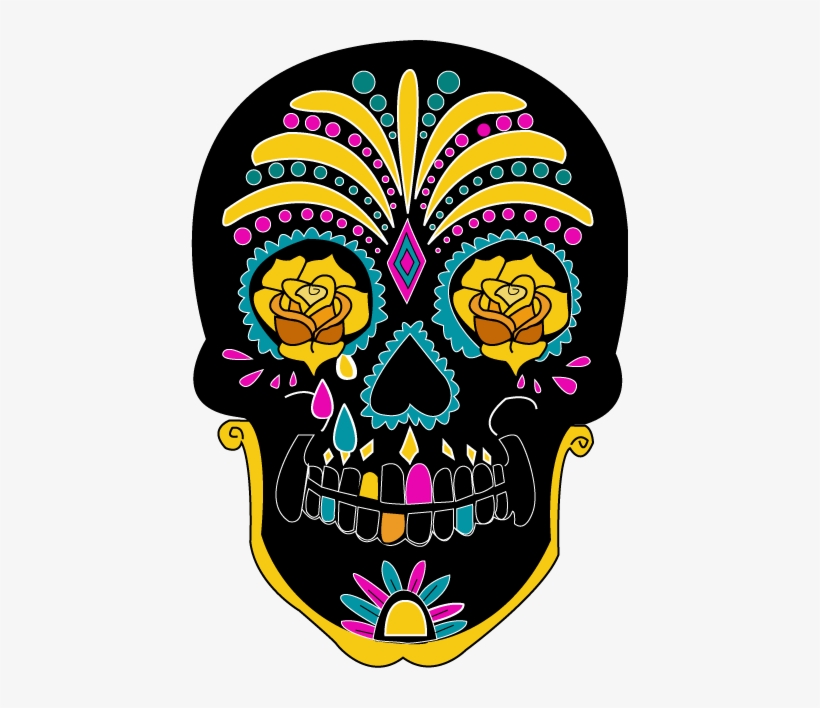 Detail Sugar Skull Transparent Background Nomer 40