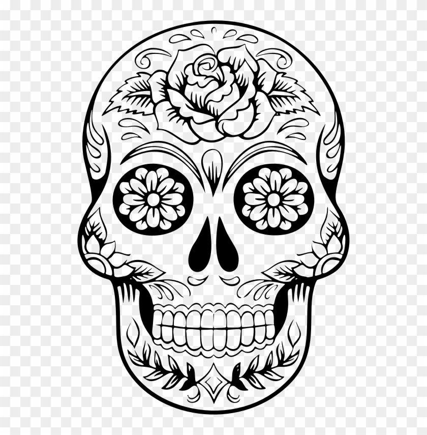 Detail Sugar Skull Transparent Background Nomer 5