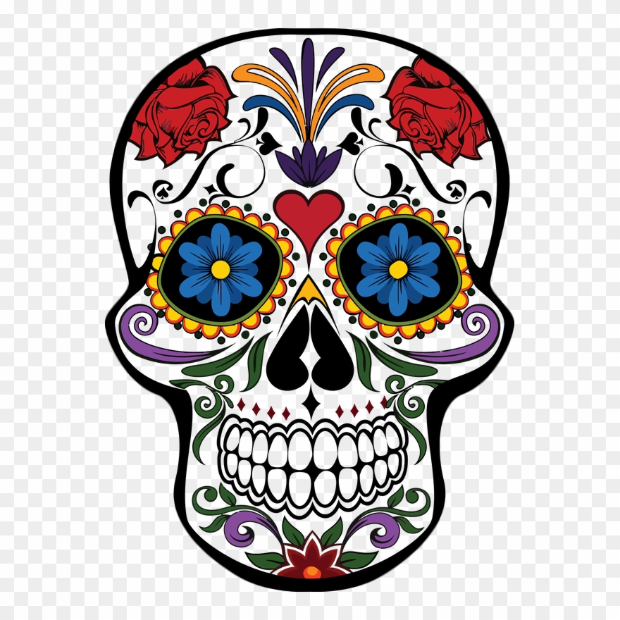 Detail Sugar Skull Transparent Background Nomer 9