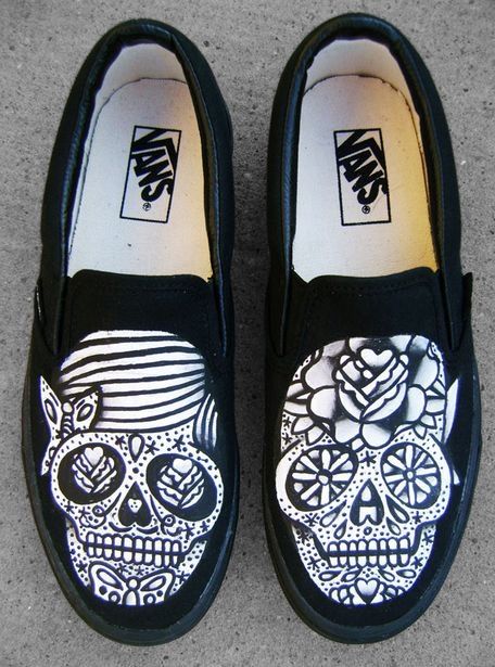 Detail Sugar Skull Vans Nomer 31