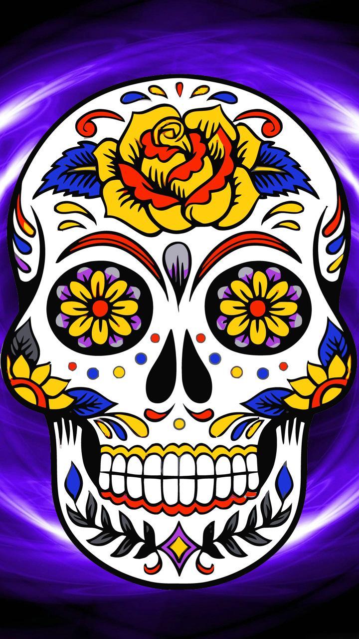 Detail Sugar Skull Wallpaper For Android Nomer 12