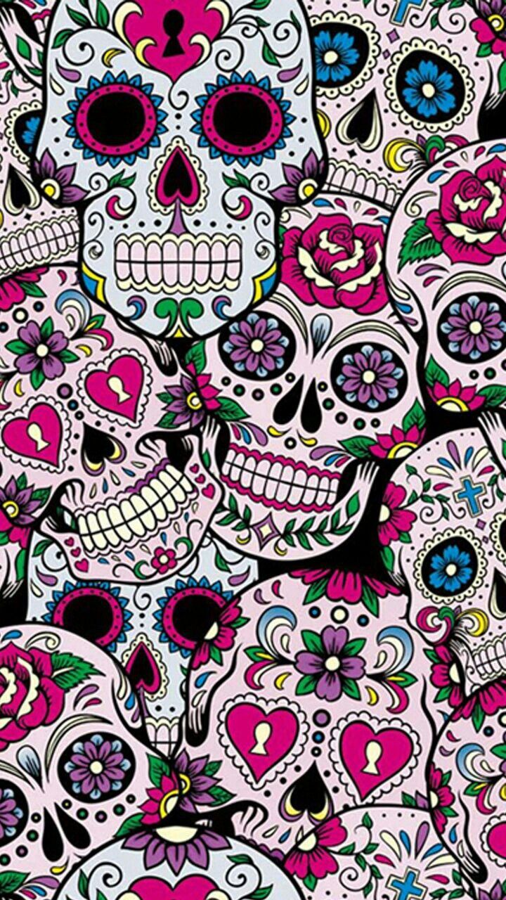 Detail Sugar Skull Wallpaper For Android Nomer 16