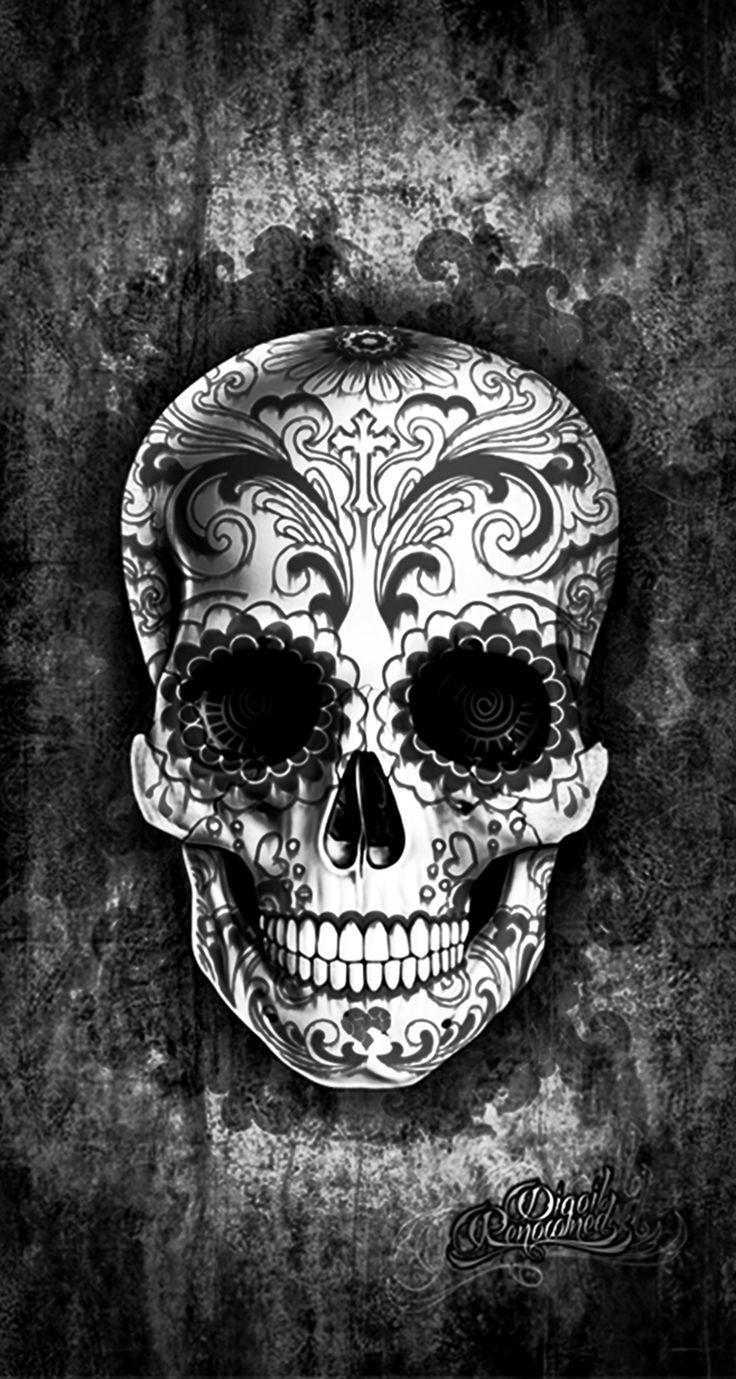 Detail Sugar Skull Wallpaper For Android Nomer 3