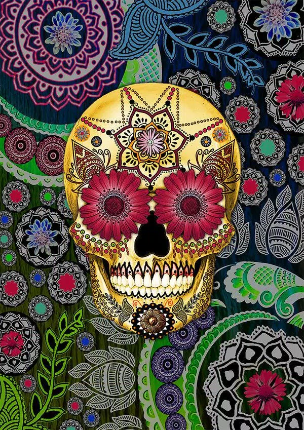 Detail Sugar Skull Wallpaper For Android Nomer 46