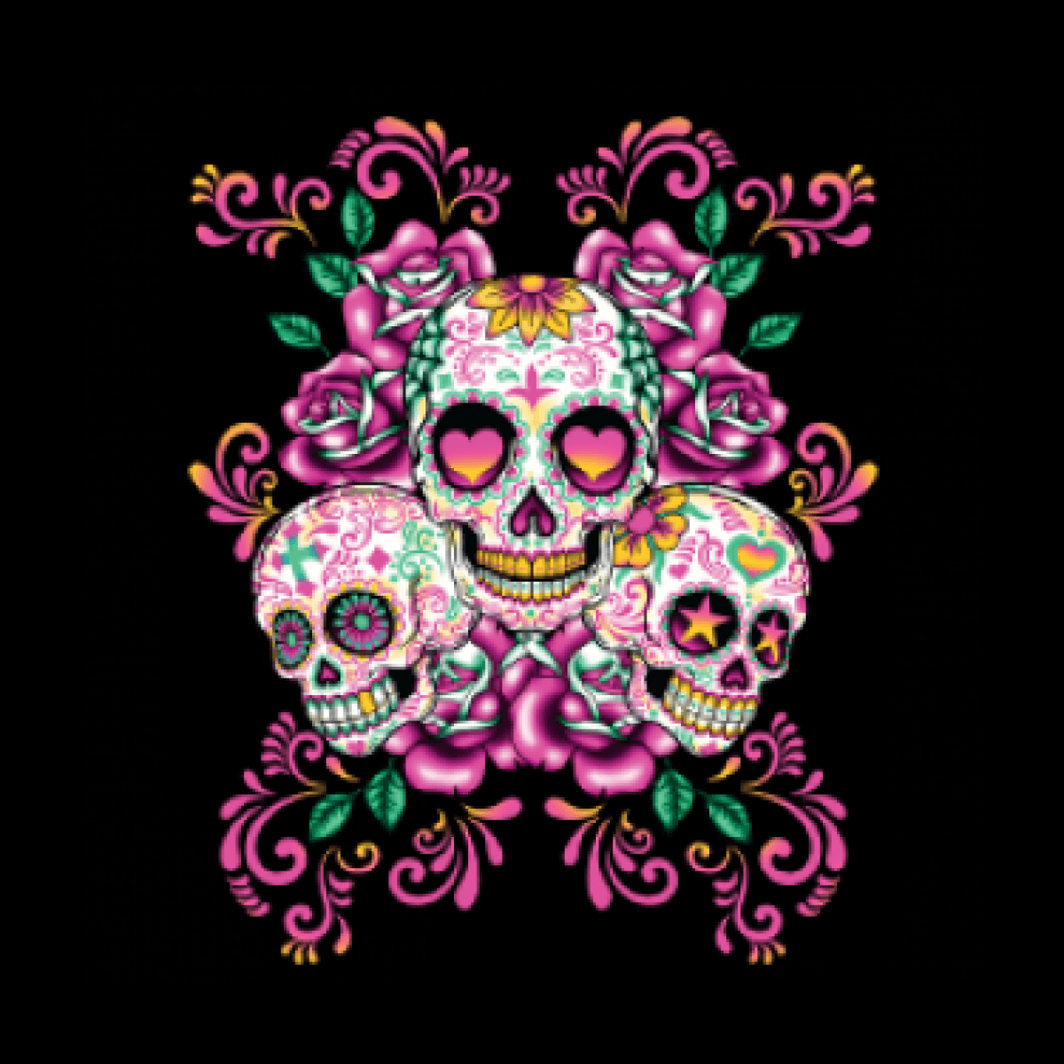 Detail Sugar Skull Wallpaper For Computer Nomer 22