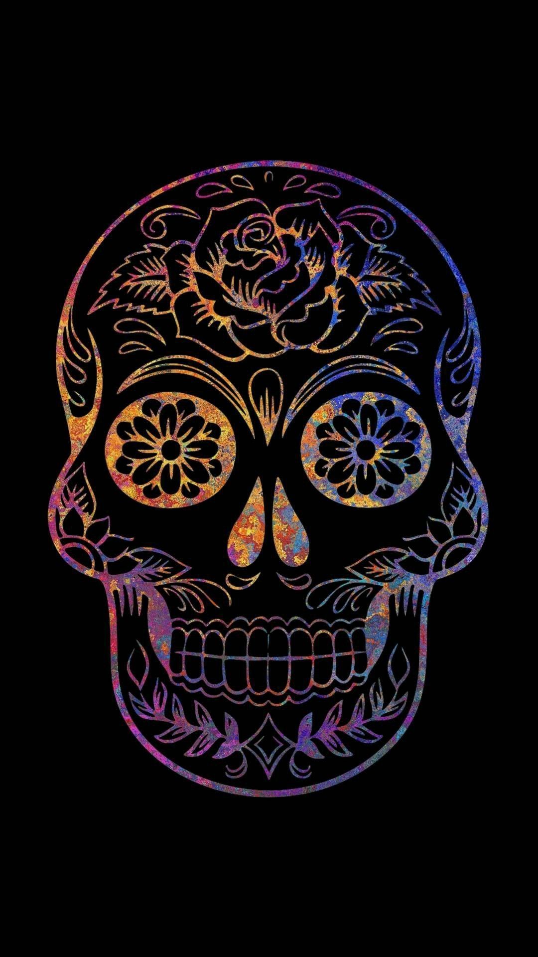 Detail Sugar Skull Wallpaper For Computer Nomer 28