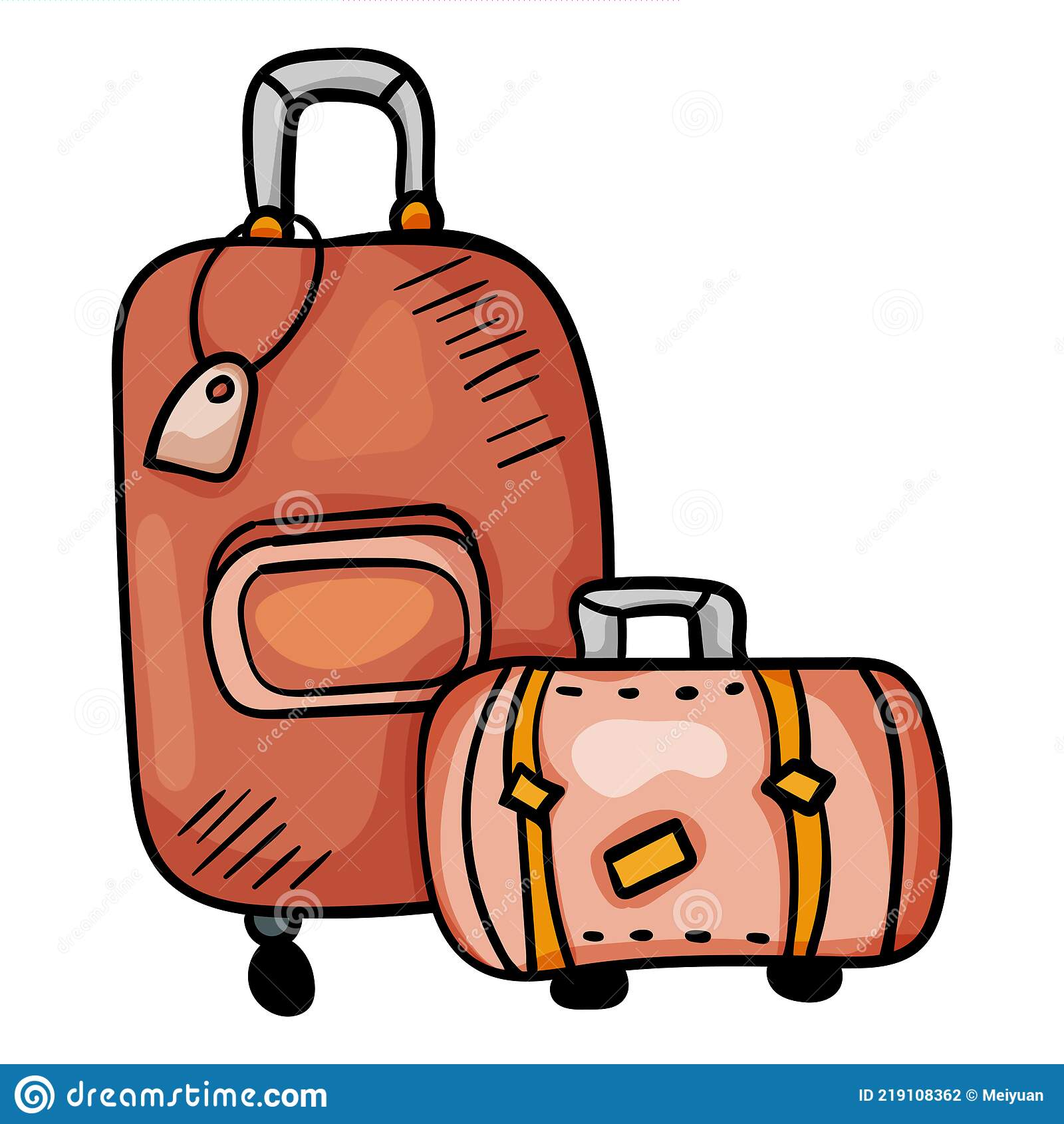 Detail Suit Case Clipart Nomer 45