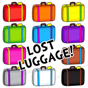 Detail Suit Case Clipart Nomer 5