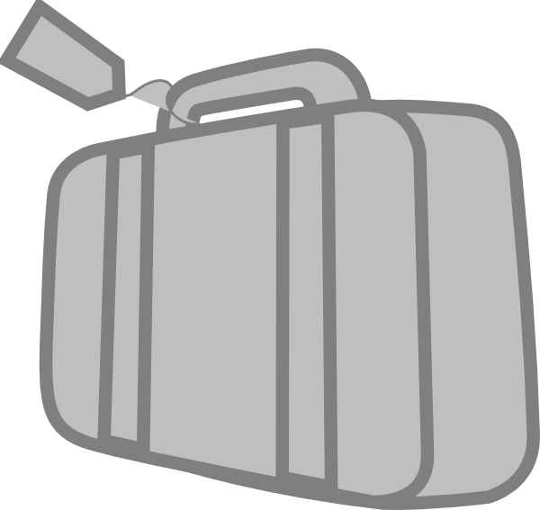 Detail Suitcase Clipart Transparent Nomer 46