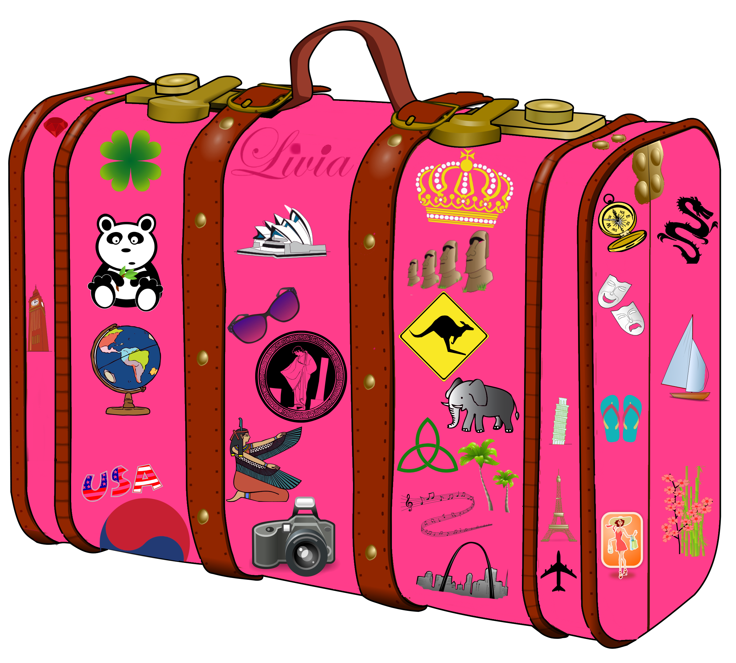 Detail Suitcase Transparent Background Nomer 32