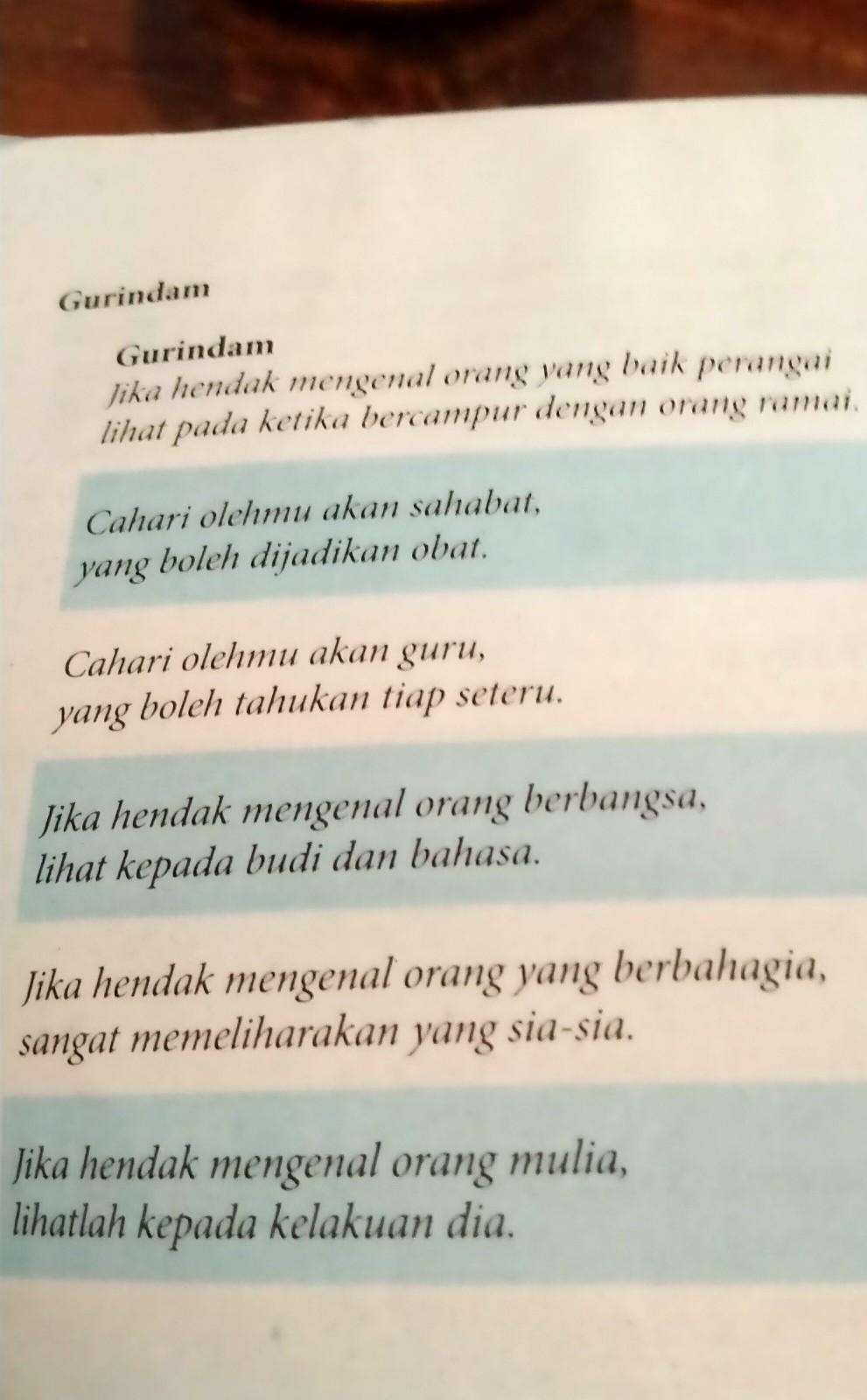 Detail Suku Kata Puisi Nomer 3