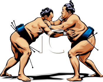 Detail Sumo Wrestlers Clipart Nomer 21