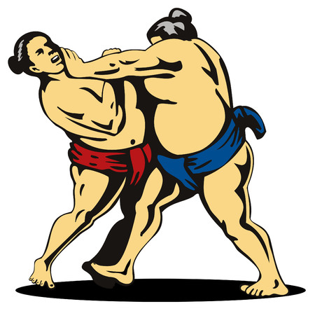 Detail Sumo Wrestlers Clipart Nomer 33