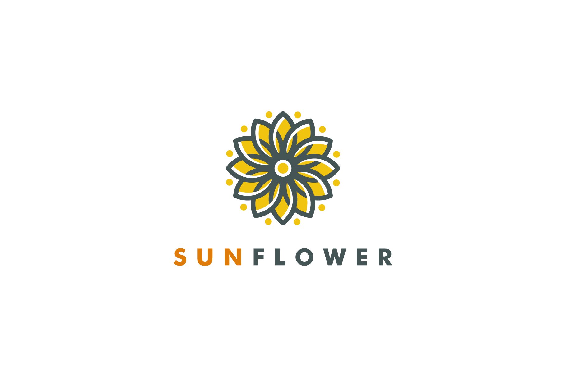 Detail Sun Flower Logo Nomer 56