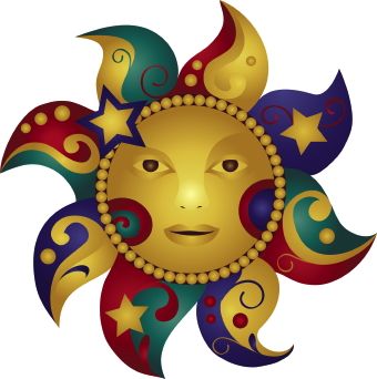 Detail Sun Moon And Stars Clipart Nomer 30