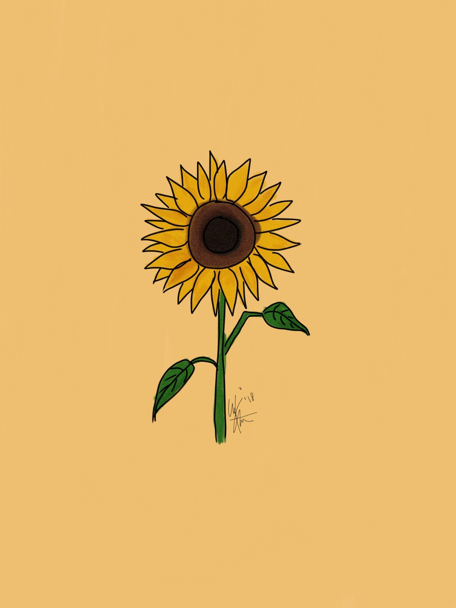 Detail Sunflower Aesthetic Nomer 6