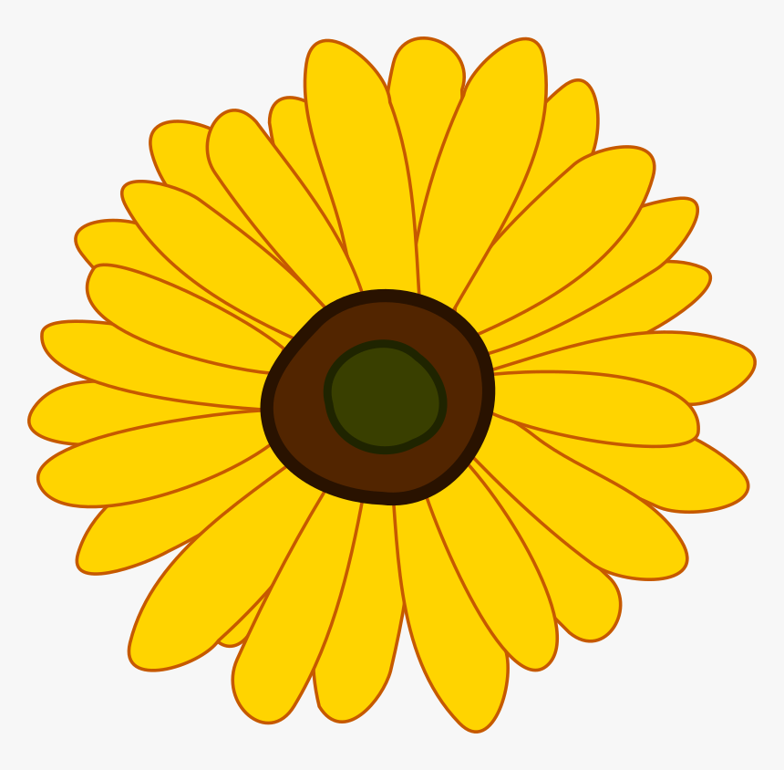 Detail Sunflower Background Clipart Nomer 15