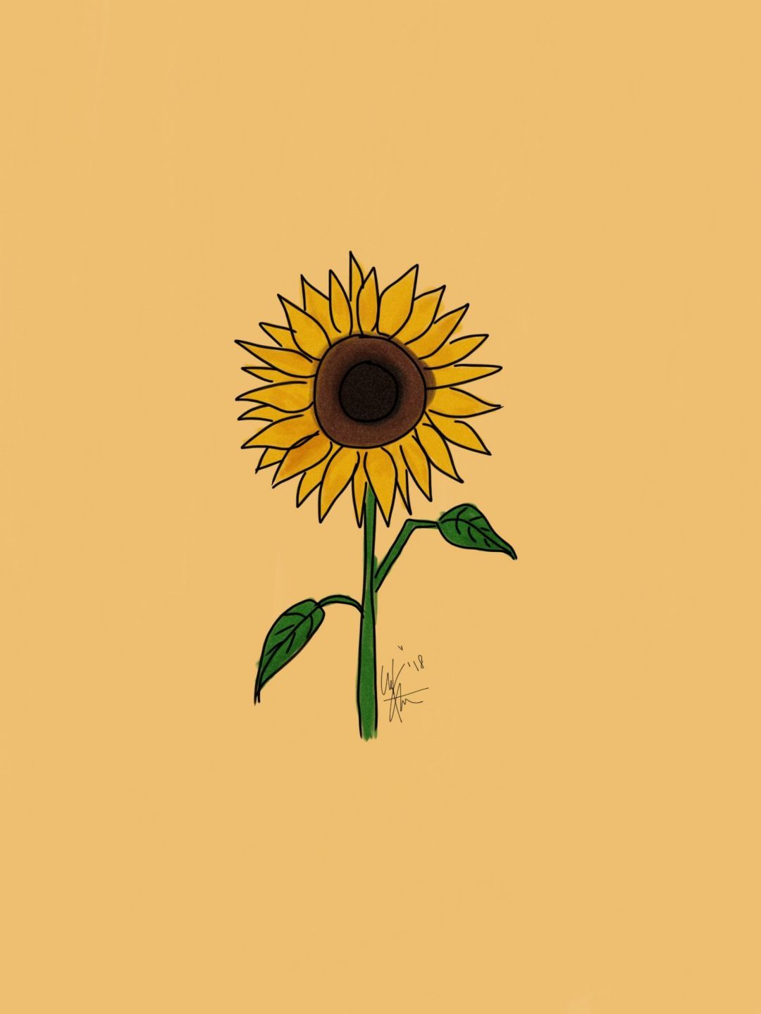 Detail Sunflower Background Wallpaper Nomer 33