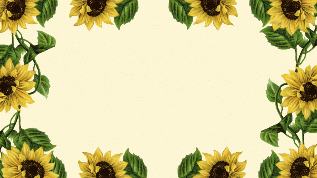 Detail Sunflower Border Clip Art Free Nomer 17