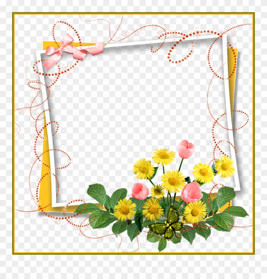 Detail Sunflower Border Clip Art Free Nomer 25