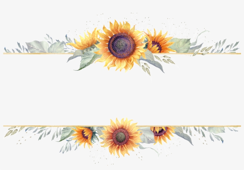 Detail Sunflower Border Clip Art Free Nomer 4