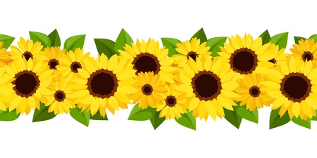 Detail Sunflower Border Clip Art Free Nomer 5