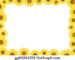 Detail Sunflower Border Clip Art Free Nomer 7