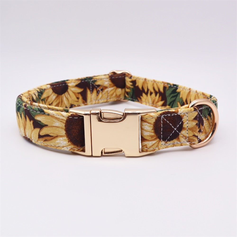 Detail Sunflower Dog Collar And Leash Nomer 40