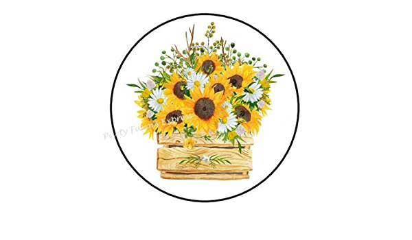Detail Sunflower Envelope Seals Nomer 48