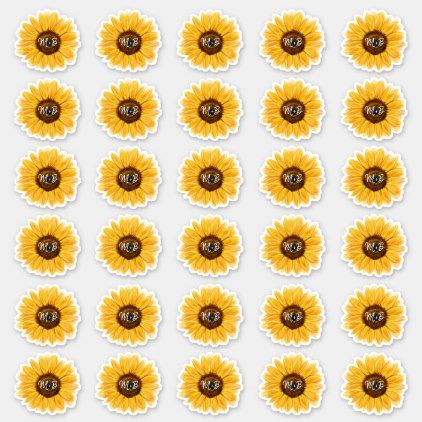 Detail Sunflower Envelope Seals Nomer 49