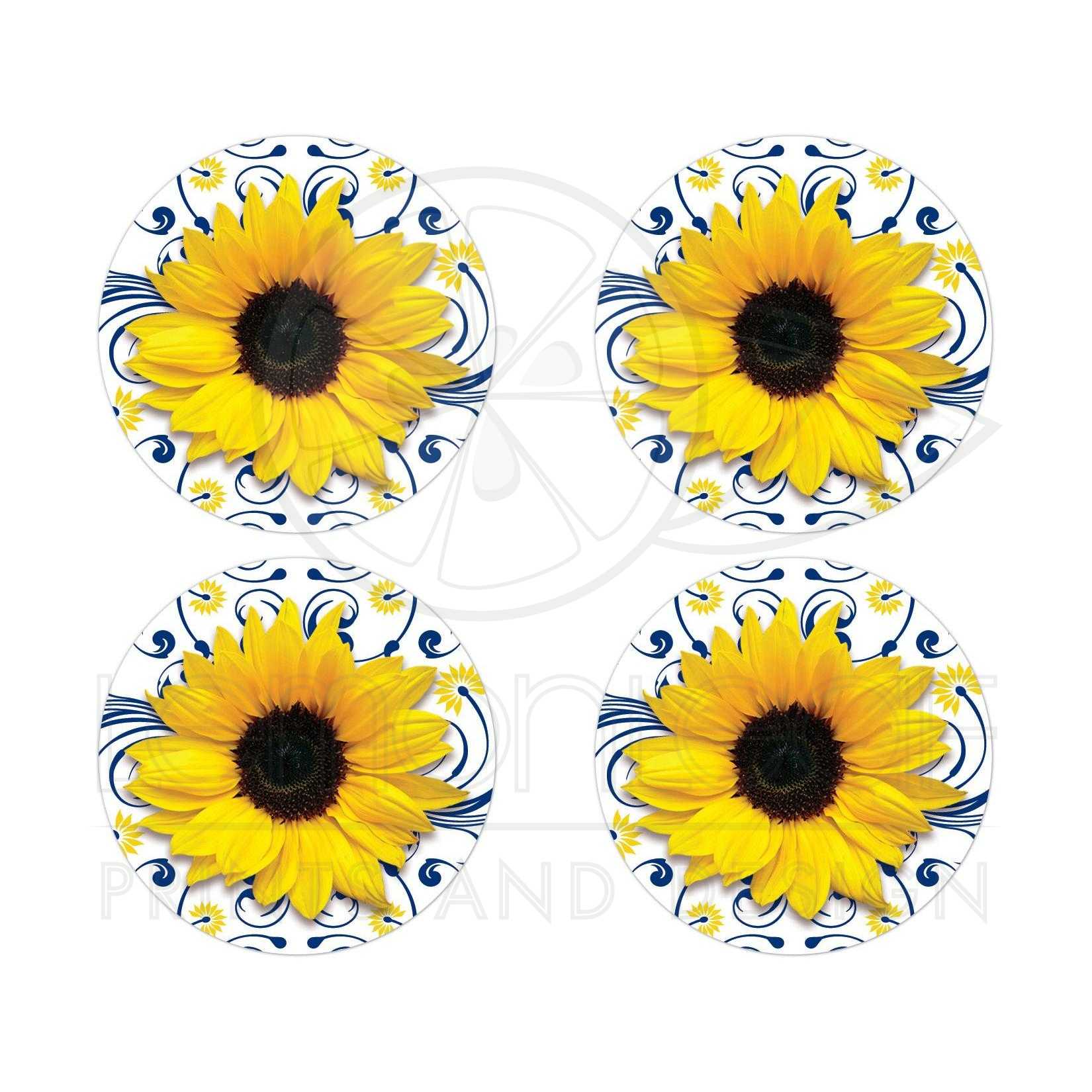 Detail Sunflower Envelope Seals Nomer 6