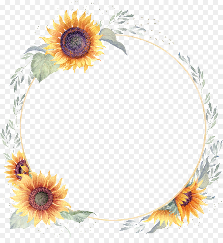 Detail Sunflower Frame Png Nomer 10